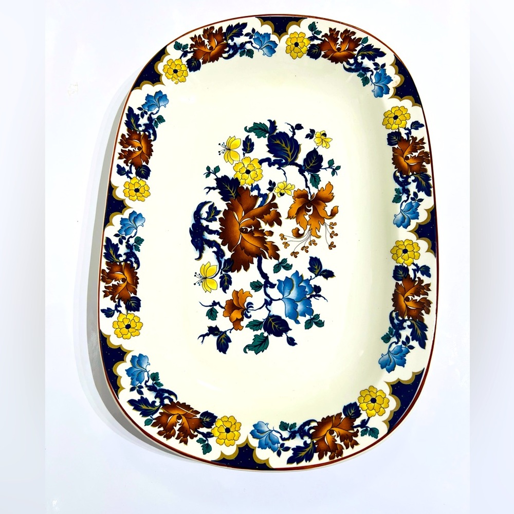 Franciscan Dynasty Collection Kismet  Myott Meakin England  Oval Serving Dish